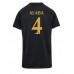 Real Madrid David Alaba #4 Kopio Kolmas Pelipaita Naisten 2023-24 Lyhyet Hihat